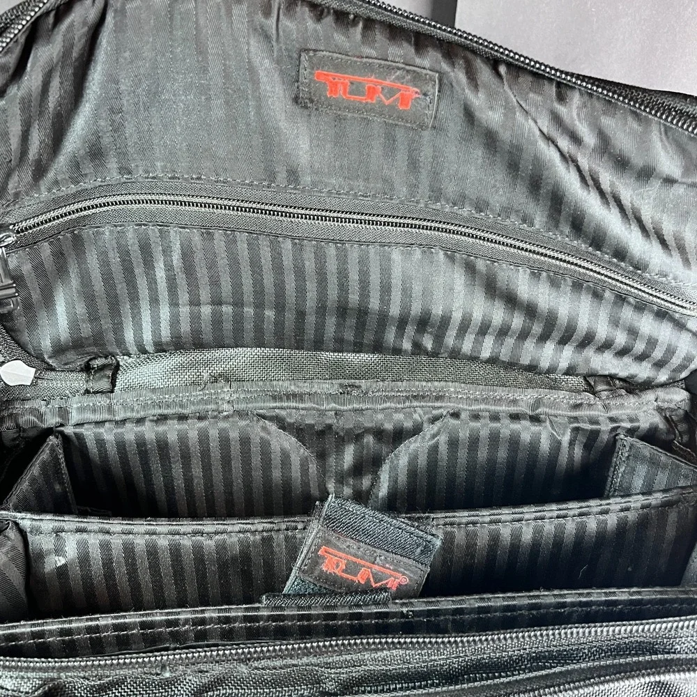 Tumi Alpha 2640D3 Ballistic Nylon Backpack Black Laptop Travel Work Bag